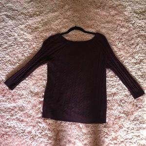 Eggplant sweater